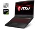 Ігровий ноутбук MSI GF63 Thin 10SDR / 15.6" (1920x1080) IPS / Intel Core i7-10750H (6 (12) ядер по 2.6 - 5.0 GHz) / 16 GB DDR4 / 256 GB SSD / nVidia GeForce GTX 1660 Ti, 6 GB GDDR6, 192-bit / WebCam купити