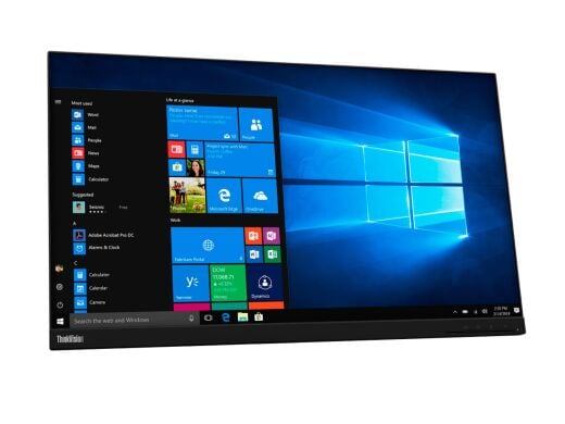 Монитор Б-класс Lenovo ThinkVision T27q-20 / 27" (2560x1440) IPS / 1x HDMI, 1x DisplayPort, 4x USB 3.1, 1x Audio / VESA 100x100 / Pivot / Без стойки