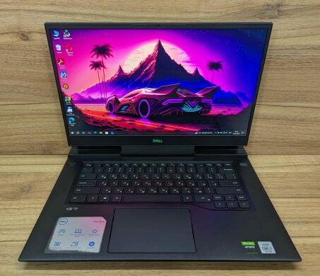 Ігровий ноутбук Dell G7 15 7500 / 15.6" (3840x2160) IPS / Intel Core i7-10750H (6 (12) ядер по 2.6 - 5.0 GHz) / 16 GB DDR4 / 1000 GB SSD / nVidia GeForce RTX 2070, 8 GB GDDR6, 256-bit / WebCam / Windows 10