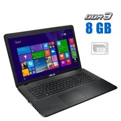 Ноутбук Asus R752L / 17.3" (1600x900) TN / Intel Core i3-5005U (2 (4) ядра по 2.0 GHz) / 8 GB DDR3 / 480 GB SSD / Intel HD Graphics 5500 / WebCam