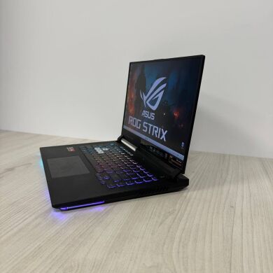 Игровой ноутбук Б-класс Asus ROG Strix G15 Advantage Edition G513QY / 15.6" (2560x1440) IPS / AMD Ryzen 9 5980HX (8 (16) ядер по 3.3 - 4.8 GHz) / 16 GB DDR4 / 512 GB SSD NVMe / AMD Radeon RX 6800M, 12 GB GDDR6, 192-bit Игровой ноутбук Б-класс Asus ROG Strix G15 Advantage Edition G513QY / 15.6" (2560x1440) IPS / AMD Ryzen 9 5980HX (8 (16) ядер по 3.3 - 4.8 GHz) / 16 GB DDR4 / 512 GB SSD NVMe / AMD Radeon RX 6800M, 12 GB GDDR6, 192-bit