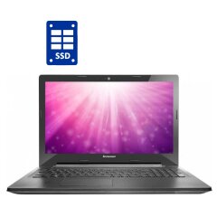 Ноутбук Б-класс Lenovo IdeaPad G50-30 / 15.6" (1366x768) TN / Intel Celeron N2840 (4 ядра по 2.1 - 2.5 GHz) / 8 GB DDR3 / 128 GB SSD / Intel HD Graphics / WebCam / Win 10