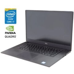 Мобільна робоча станція Dell Precision 5530 / 15.6" (1920x1080) IPS / Intel Core i7-8850H (6 (12) ядра по 2.6 - 4.3 GHz) / 16 GB DDR4 / 512 GB SSD / nVidia Quadro P1000, 4 GB GDDR5, 128-bit / WebCam / Win 11 Pro