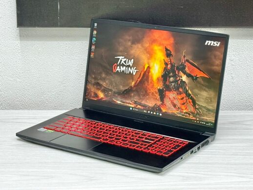 Игровой ноутбук MSI GF75 Thin / 17.3" (1920x1080) IPS / Intel Core i5-10300H (4 (8) ядра по 2.5 - 4.5 GHz) / 16 GB DDR4 / 512 GB SSD M.2 / nVidia GeForce GTX 1650, 4 GB GDDR6, 128-bit / WebCam Игровой ноутбук MSI GF75 Thin / 17.3" (1920x1080) IPS / Intel Core i5-10300H (4 (8) ядра по 2.5 - 4.5 GHz) / 16 GB DDR4 / 512 GB SSD M.2 / nVidia GeForce GTX 1650, 4 GB GDDR6, 128-bit / WebCam