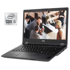 Ноутбук Fujitsu LifeBook E5510 / 15.6" (1920x1080) IPS / Intel Core i5-10210U (4 (8) ядра по 1.6 - 4.2 GHz) / 8 GB DDR4 / 256 GB SSD / Intel UHD Graphics / WebCam / Win 11 Pro