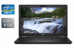 Ультрабук Dell Latitude 5590 / 15.6" (1366x768) TN / Intel Core i5-8350U (4 (8) ядра по 1.7 - 3.6 GHz) / 8 GB DDR4 / 256 GB SSD / Intel UHD Graphics 620 / WebCam / Windows 10