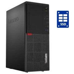 ПК Б-класс Lenovo ThinkCentre M720T Tower / Intel Core i3-8100 (4 ядра по 3.6 GHz) / 8 GB DDR4 / 512 GB SSD / Intel UHD Graphics 630 / DVD-ROM