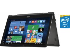 Ноутбук-трансформер Dell Inspiron 15 7579 / 15.6" (1920x1080) IPS Touch / Intel Core i7-7500U (2 (4) ядра по 2.7 - 3.5 GHz) / 8 GB DDR4 / 256 GB SSD / Intel HD Graphics 620 / WebCam / Win 10 Pro