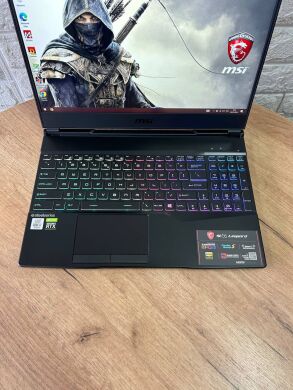 Ігровий ноутбук MSI GL65 Leopard 10SFKV / 15.6" (1920x1080) IPS / Intel Core i7-10750H (6 (12) ядер по 2.6 - 5.0 GHz) / 16 GB DDR4 / 512 GB SSD + 1000 GB HDD / nVidia GeForce RTX 2070, 8 GB GDDR6, 256-bit / WebCam