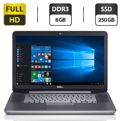 Ноутбук Б-клас Dell XPS 15z / 15.6" (1920x1080) TN / Intel Core i7-2640M (2 (4) ядра по 2.8 - 3.5 GHz) / 8 GB DDR3 / 250 GB SSD / nVidia GeForce GT 525M, 2 GB GDDR3, 128-bit / WebCam / DVD-ROM