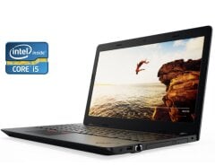 Ноутбук Lenovo ThinkPad E570 / 15.6" (1920x1080) TN / Intel Core i5-7200U (2 (4) ядра по 2.5 - 3.1 GHz) / 16 GB DDR4 / 128 GB SSD / Intel HD Graphics 620 / WebCam / DVD-ROM / Win 10 Pro