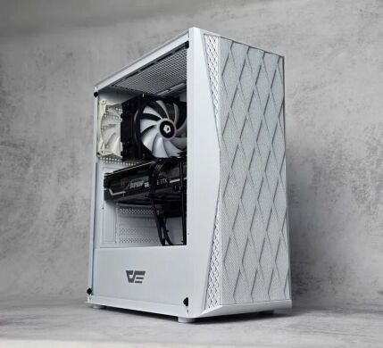 Ігровий ПК DarkFlash White Tower / AMD Ryzen 5 7500F (6 (12) ядер по 3.7 - 5.0 GHz) / 32 GB DDR5 / 1000 GB SSD M.2 / nVidia GeForce RTX 3090, 24 GB GDDR6X, 384-bit / 850W
