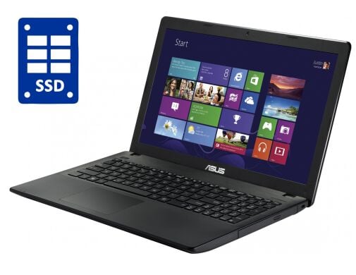 Ноутбук Asus X551M / 15.6" (1366x768) TN / Intel Celeron N2840 (2 ядра по 2.1 - 2.6 GHz) / 4 GB DDR3 / 120 GB SSD / Intel HD Graphics / WebCam / DVD-ROM / Win 10 Home