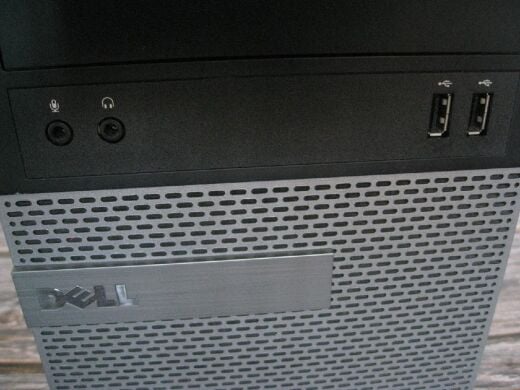 Игровой ПК Dell OptiPlex 3010 Tower / Intel Core i5-3470 (4 ядра по 3.2 - 3.6 GHz) / 16 GB DDR3 / 120 GB SSD + 500 GB HDD / nVidia GeForce GTX 1050, 2 GB GDDR5, 128-bit / DVD-RW / Win 10 Pro + Кабель питания
