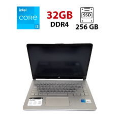 Ультрабук HP 14-dq2031tg / 14" (1920x1080) IPS / Intel Core i3-1125G4 (4 (8) ядер 2.0 - 3.7 GHz) / 32 GB DDR4 / 512 GB SSD / Intel UHD Graphics / WebCam / Win Home Lic 10