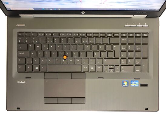 Мобільна робоча станція Б-клас HP EliteBook 8770w / 17.3" (1920x1080) TN / Intel Core i7-3840QM (4 (8) ядра по 2.8 - 3.8 GHz) / 16 GB DDR3 / 256 GB SSD / nVidia Quadro K3000M, 2 GB GDDR5, 256-bit / WebCam / DVD-ROM / Win 10 Pro Мобільна робоча станція Б-клас HP EliteBook 8770w / 17.3" (1920x1080) TN / Intel Core i7-3840QM (4 (8) ядра по 2.8 - 3.8 GHz) / 16 GB DDR3 / 256 GB SSD / nVidia Quadro K3000M, 2 GB GDDR5, 256-bit / WebCam / DVD-ROM / Win 10 Pro