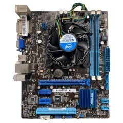 Комплект: Материнская плата Asus P8H61-M LX2 / LGA1155 / Intel Core i3-2120 (2 (4) ядра по 3.3 GHz) / 4 GB DDR3 + Кулер 