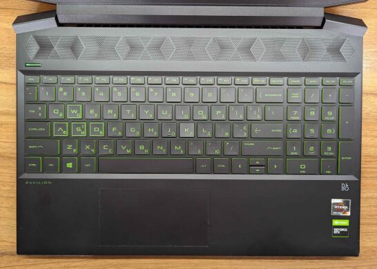 Игровой ноутбук Б-класс HP Pavilion Gaming 15-ec2121nr / 15.6" (1920x1080) IPS / AMD Ryzen 5 5600H (6 (12) ядер по 3.3 - 4.2 GHz) / 16 GB DDR4 / 512 GB SSD / nVidia GeForce GTX 1650, 4 GB GDDR5, 128-bit / WebCam / Windows 10