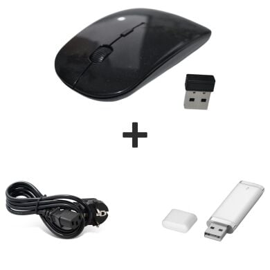 Нова бесдротова мишка + Кабель живлення + Флеш пам'ять USB 32 GB