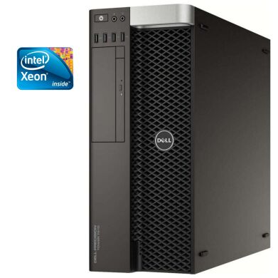 Рабочая станция Dell Precision 5810 Workstation Tower / Intel Xeon E5-1650 v3 (6 (12) ядер по 3.5 - 3.8 GHz) / 32 GB DDR4 / 256 GB SSD / nVidia GeForce4 Ti 4200, 64 MB DDR, 64-bit