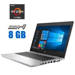 Ультрабук HP ProBook 645 G4 / 14" (1920x1080) TN / AMD Ryzen 7 2700U (4 (8) ядра по 2.2 - 3.8 GHz) / 8 GB DDR4 / 512 GB SSD M.2 / AMD Radeon RX Vega 10 / WebCam