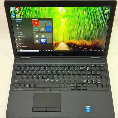 Ноутбук Б-класс Dell Latitude E5550 / 15.6" (1920x1080) IPS / Intel Core i7-5600U (2 (4) ядра по 2.6 - 3.2 GHz) / 16 GB DDR3 / 256 GB SSD / nVidia GeForce 840M, 2 GB GDDR3, 64-bit / WebCam / Windows 10 Pro