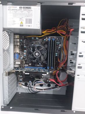 Комплект: системный блок Hyundai Black Tower / Intel Core i5-3470 (4 ядра по 3.2-3.6Ghz) / 16GB DDR3 / 128GB SSD new+320GB HDD / GeForce GT 630 2GB / 400W + Монитор HP ZR24w / 24'  (1920x1080) IPS + Клавиатура + Мышь + Комплект кабелей + Адаптер Wi-Fi