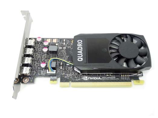 Дискретная видеокарта nVidia Quadro P1000, 4 GB GDDR5, 128-bit / miniDP 