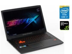 Игровой ноутбук Asus ROG Strix GL702VM / 17.3" (1920x1080) IPS / Intel Core i7-6700HQ (4 (8) ядра по 2.6 - 3.5 GHz) / 16 GB DDR4 / 128 GB SSD + 1000 GB HDD / nVidia GeForce GTX 1060, 6 GB GDDR5, 192-bit / WebCam / Win 10 Home