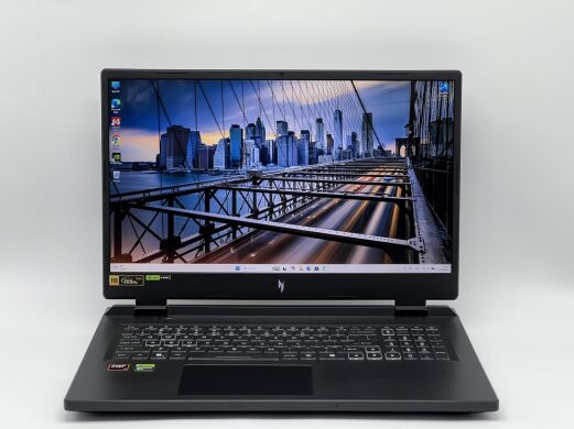 Ігровий ноутбук Б-клас Acer Nitro 17 AN17-41-R6L9 / 17.3" (1920x1080) IPS / AMD Ryzen 7 7840HS (8 (16) ядер по 3.8 - 5.1 GHz) / 16 GB DDR5 / 960 GB SSD / nVidia GeForce RTX 4050, 6 GB GDDR6, 96-bit / WebCam Ігровий ноутбук Б-клас Acer Nitro 17 AN17-41-R6L9 / 17.3" (1920x1080) IPS / AMD Ryzen 7 7840HS (8 (16) ядер по 3.8 - 5.1 GHz) / 16 GB DDR5 / 960 GB SSD / nVidia GeForce RTX 4050, 6 GB GDDR6, 96-bit / WebCam