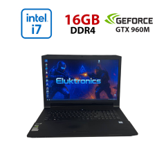 Ігровий ноутбук Б-клас Eluktronics N170RD1 / 17.3" (1920x1080) TN / Intel Core i7-6700HQ (4 (8) ядра по 2.6 - 3.5 GHz) / 16 GB DDR4 / 120 GB SSD + 1000 GB HDD / nVidia GeForce GTX 960M, 2 GB GDDR5, 128-bit / WebCam