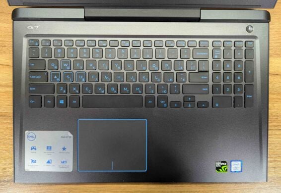 Ігровий ноутбук Dell G7 7588 / 15.6" (1920x1080) IPS / Intel Core i7-8750H (6 (12) ядер по 2.2 - 4.1 GHz) / 16 GB DDR4 / 256 GB SSD + 1000 GB HDD / nVidia GeForce GTX 1060, 6 GB GDDR5, 192-bit / WebCam / Windows 10