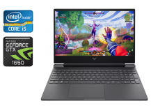 Игровой ноутбук HP Victus 15 / 15.6" (1920x1080) IPS / Intel Core i5-12450H (8 (12) ядер по 3.3 - 4.4 GHz) / 16 GB DDR4 / 512 GB SSD / nVidia GeForce GTX 1650, 4 GB GDDR5, 128-bit / WebCam / Bluetooth