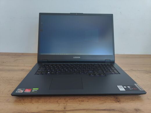 Игровой ноутбук Lenovo Legion 5-17ACH6 / 17.3" (1920x1080) IPS / AMD Ryzen 5 5600H (6 (12) ядер по 3.3 - 4.2 GHz) / 16 GB DDR4 / 512 GB SSD / nVidia Geforce GTX 1650, 4 GB GDDR5, 128-bit / WebCam / Windows 11 Home