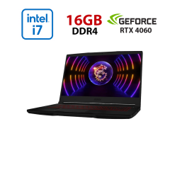 Ігровий ноутбук MSI GF63 Thin 12VF-401NEU / 15.6" (1920x1080) IPS / Intel Core i7-12650H (10 (16) ядер по 3.5 - 4.7 GHz) / 16 GB DDR4 / 480 GB SSD / nVidia GeForce RTX 4060, 8 GB GDDR6, 128-bit / WebCam