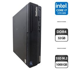 Компьютер Lenovo ThinkCentre M70s Gen 4 SFF / Intel Core i7-13700 (16 (24) ядер по 1.5 - 5.2 GHz) / 32 GB DDR4 / 1000 GB SSD M.2 / Intel UHD Graphics 770 / DVD-ROM