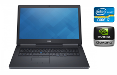 Мобільна робоча станція Б-клас Dell Precision 7710 / 17.3" (1920x1080) IPS / Intel Core i7-6820HQ (4 (8) ядра по 2.7 - 3.6 GHz) / 16 GB DDR4 / 512 GB SSD / nVidia Quadro M4000M, 4 GB GDDR5, 256-bit / WebCam / HDMI