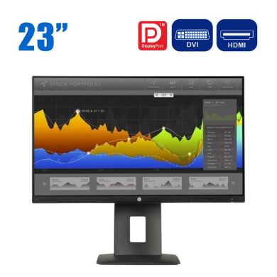 Монітор HP Z23n / 23" (1920x1080) IPS / HDMI, DisplayPort, VGA, USB / VESA 100x100 Монітор HP Z23n / 23" (1920x1080) IPS / HDMI, DisplayPort, VGA, USB / VESA 100x100