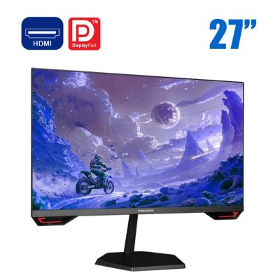 Монитор Prologix Gaming GM2724HD / 27" (1920x1080) IPS / DisplayPort, HDMI, Audio / Встроенные колонки 