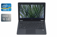 Нетбук Б-класс Dell Latitude E7250 / 12.5" (1366x768) TN / Intel Core i5-5300U (2 (4) ядра по 2.3 - 2.9 GHz) / 16 GB DDR3 / 256 GB SSD / Intel HD Graphics 5500 / WebCam / Windows 10