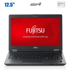 Нетбук Fujitsu Lifebook U727 / 12.5" (1366x768) TN / Intel Core i3-7100U (2 (4) ядра по 2.4 GHz) / 4 GB DDR4 / 128 GB SSD M.2 / Intel HD Graphics 620 / WebCam