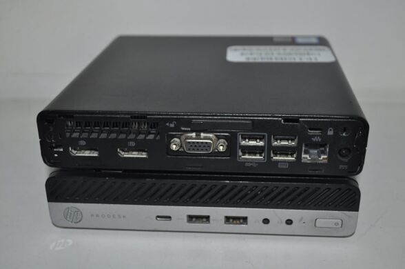 Неттоп HP ProDesk 600 G3 Mini PC USFF / Intel Core i3-7100T (2 (4) ядра по 3.4 GHz) / 8 GB DDR4 / 120 GB SSD / Intel HD Graphics 630 / Windows 11 Pro + Блок питания Неттоп HP ProDesk 600 G3 Mini PC USFF / Intel Core i3-7100T (2 (4) ядра по 3.4 GHz) / 8 GB DDR4 / 120 GB SSD / Intel HD Graphics 630 / Windows 11 Pro + Блок питания