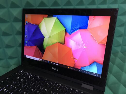 Ноутбук-трансформер Б-класс Dell Latitude 3390 2-in-1 / 13.3" (1920x1080) IPS Touch / Intel Core i5-8250U (4 (8) ядра по 1.6 - 3.4 GHz) / 8 GB DDR4 / 256 GB SSD / Intel UHD Graphics 620 / WebCam / USB 3.1 / HDMI / Windows 10 лицензия