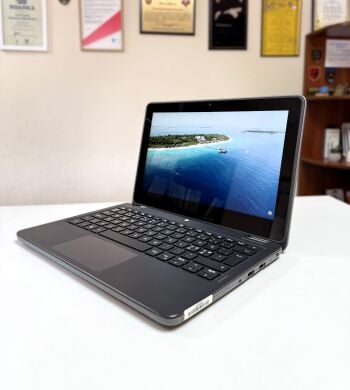 Ноутбук-трансформер Dell Latitude 3120 2-in-1 / 11.6" (1366x768) IPS Touch / Intel Pentium Silver N6000 (4 ядра по 1.1 - 3.3 GHz) / 4 GB DDR4 / 120 GB SSD / Intel UHD Graphics / WebCam / Windows 11 Ноутбук-трансформер Dell Latitude 3120 2-in-1 / 11.6" (1366x768) IPS Touch / Intel Pentium Silver N6000 (4 ядра по 1.1 - 3.3 GHz) / 4 GB DDR4 / 120 GB SSD / Intel UHD Graphics / WebCam / Windows 11