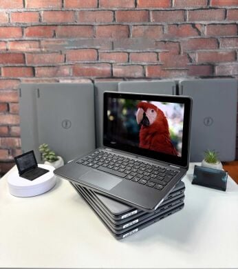 Ноутбук-трансформер Dell Latitude 3120 2-in-1 / 11.6" (1366x768) IPS Touch / Intel Pentium Silver N6000 (4 ядра по 1.1 - 3.3 GHz) / 4 GB DDR4 / 120 GB SSD / Intel UHD Graphics / WebCam / Windows 11