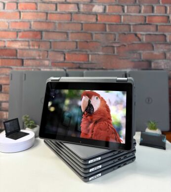 Ноутбук-трансформер Dell Latitude 3120 2-in-1 / 11.6" (1366x768) IPS Touch / Intel Pentium Silver N6000 (4 ядра по 1.1 - 3.3 GHz) / 4 GB DDR4 / 120 GB SSD / Intel UHD Graphics / WebCam / Windows 11