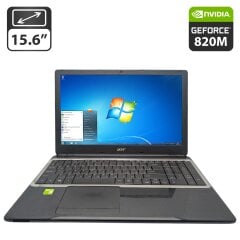 Ноутбук Acer Aspire E1-570G / 15.6" (1366x768) TN / Intel Core i3-3217U (2 (4) ядра по 1.8 GHz) / 8 GB DDR3 / 500 GB HDD / nVidia GeForce 820M, 1 GB GDDR3, 64-bit / WebCam / DVD-ROM / АКБ не тримає