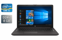 Ноутбук Б-класс HP 250 G7 / 15.6" (1366x768) TN / Intel Core i5-8265U (4 (8) ядра по 1.6 - 3.9 GHz) / 8 GB DDR4 / 256 GB SSD / Intel HD Graphics 620 / WebCam / Windows 10