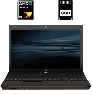 Ноутбук Б-класс HP ProBook 4515s / 15.6" (1366x768) TN / AMD Turion II M500 (2 ядра по 2.2 GHz) / 4 GB DDR2 / 120 GB SSD / AMD Radeon HD 4200 / WebCam / DVD-RW / HDMI Ноутбук Б-класс HP ProBook 4515s / 15.6" (1366x768) TN / AMD Turion II M500 (2 ядра по 2.2 GHz) / 4 GB DDR2 / 120 GB SSD / AMD Radeon HD 4200 / WebCam / DVD-RW / HDMI