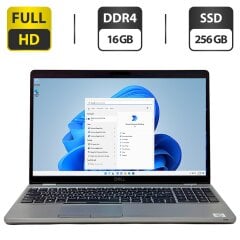 Ноутбук Dell Latitude 5510 / 15.6" (1920x1080) IPS / Intel Core i5-10310U (4 (8) ядра по 1.7 - 4.4 GHz) / 16 GB DDR4 / 256 GB SSD / Intel UHD Graphics 620 / WebCam / Windows 11 Pro
